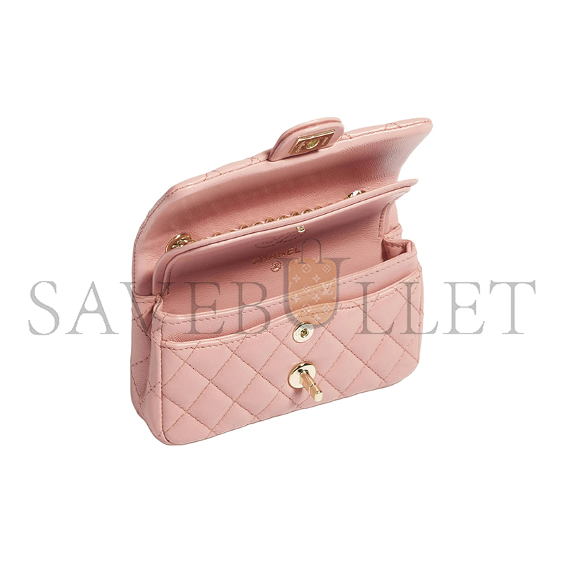 CHANEL CLASSIC MINI BAG WITH HOOK AP4760 (12*8*5cm)